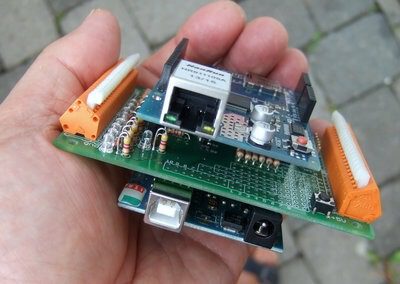 Praxistaugliches, universelles I/O-Shield-Board für Arduino