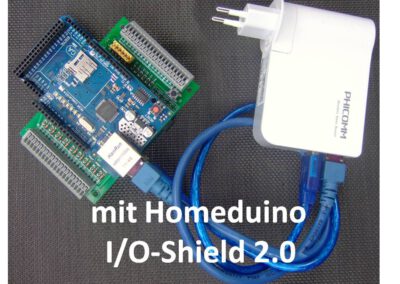 Homeduino …der universelle LAN/WLAN-Arduino für die Hausautomation mit I/O-Shield 2.0