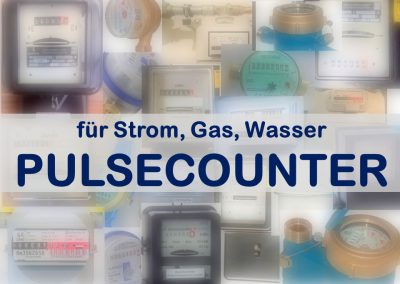 Der PULSECOUNTER-1… 4-fach Zählermodul für Strom, Gas, Wasser und Solar