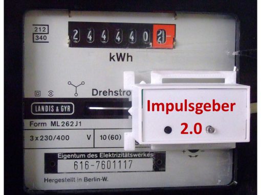 Intelligenter Impulsgeber 2.1 mit S0-Schnittstelle für konventionelle Stromzähler