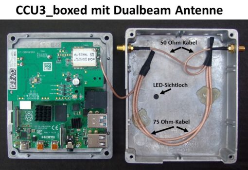 CCU3_boxed ... für Pi4 mit optionaler Dualbeam-Antenne – Bild 6