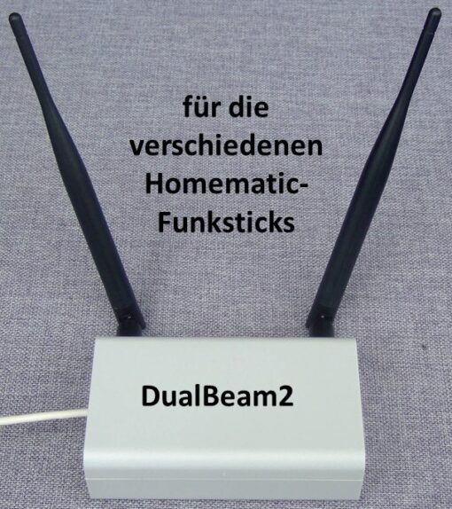 DualBeam2 ... die perfekte Antenne für Homematic-Funk-Sticks
